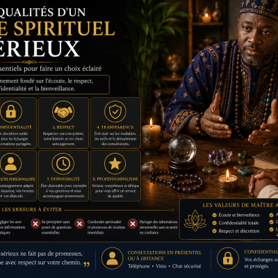 Les qualités d&rsquo;un guide spirituel sérieux : les critères essentiels pour faire un choix éclairé